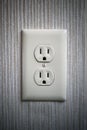 Electric socket on wall Royalty Free Stock Photo