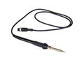 Electric soldering iron with the black handle