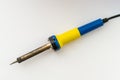 Electric soldering iron, close-up