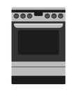 Electric stove vector icon for commercial use. Home appliance icon