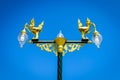 Electric Street lamp in the park