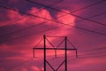 Electric Sunset Royalty Free Stock Photo