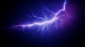 Electric Symphony: Vibrant Lightning Bolt in Polished Chrome Conductor