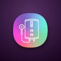 Electric tankless water heater app icon