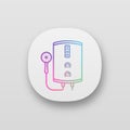 Electric tankless water heater app icon
