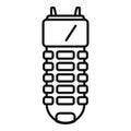 Electric taser icon outline vector. Police weapon