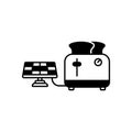 Electric toaster Vector Icon which can easily modify or edit.