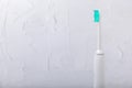 electric toothbrush on marble background