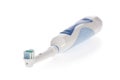 Electric toothbrush on white Royalty Free Stock Photo
