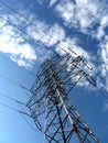 Electric Tower Blue Sky Royalty Free Stock Photo