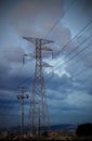 Electric tower Royalty Free Stock Photo