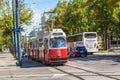 Electric tram in Vienna, Austria Royalty Free Stock Photo