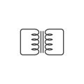 electric transformer icon vector illustration Royalty Free Stock Photo