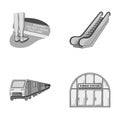 Electric, transport, equipment and other web icon in monochrome style.Public, transportation,machineryicons in set