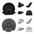 Electric, transport, equipment and other web icon in black,monochrom style.Public, transportation,machineryicons in set