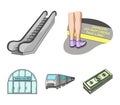 Electric, transport, equipment and other web icon in cartoon style.Public, transportation,machineryicons in set