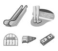 Electric, transport, equipment and other web icon in monochrome style.Public, transportation,machineryicons in set