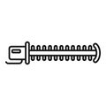 Electric trimmer device icon outline vector. Tree trimming Royalty Free Stock Photo