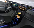 Electric vehicle center display Interface concept