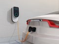 Electric vehicle charging station for home