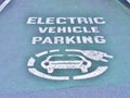 Electric vehicle parking space