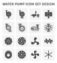 Water pump icon