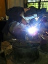 The electric welder