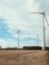 Electric wind generators Royalty Free Stock Photo