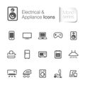 Electrical & appliance related icons