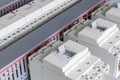 In the electrical Cabinet are mounted circuit-breakers, modular contactors.
