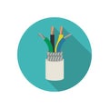 Electrical cable icon.