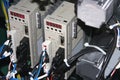 Electrical circuits , relays and contactors Royalty Free Stock Photo