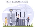 Electrical components and equipment industry. Heavy electricity