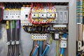Electrical control panel Royalty Free Stock Photo