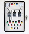 Electrical control panel board Royalty Free Stock Photo