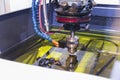 Electrical discharge machining ;spark machining