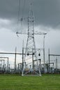 Electrical distribution station Royalty Free Stock Photo