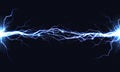 Electrical energy discharge 3d vector light effect
