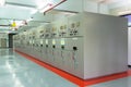 Electrical energy distribution substation Royalty Free Stock Photo