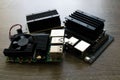 Electrical engineering programming microcomputers - raspberry Pi 4B w Heatsink Nvidia Jetson nano