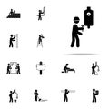 electrical, fixing worker icon. Construction People icons universal set for web and mobile