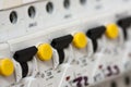 Electrical fuseboxes Royalty Free Stock Photo