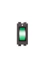 Electrical Green light rocker switch 2 Pin on/off. Royalty Free Stock Photo