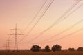 Electrical High Tension Lines Royalty Free Stock Photo