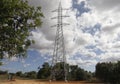 Electrical high tension tower in Mallorca