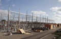 Electrical high tension tower in Mallorca