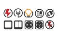 10 electrical icon logos