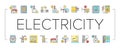 Electrical Installation Tool Icons Set Vector . Royalty Free Stock Photo