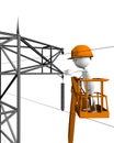 Electrical linemen Royalty Free Stock Photo