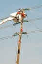 Electrical linemen Royalty Free Stock Photo